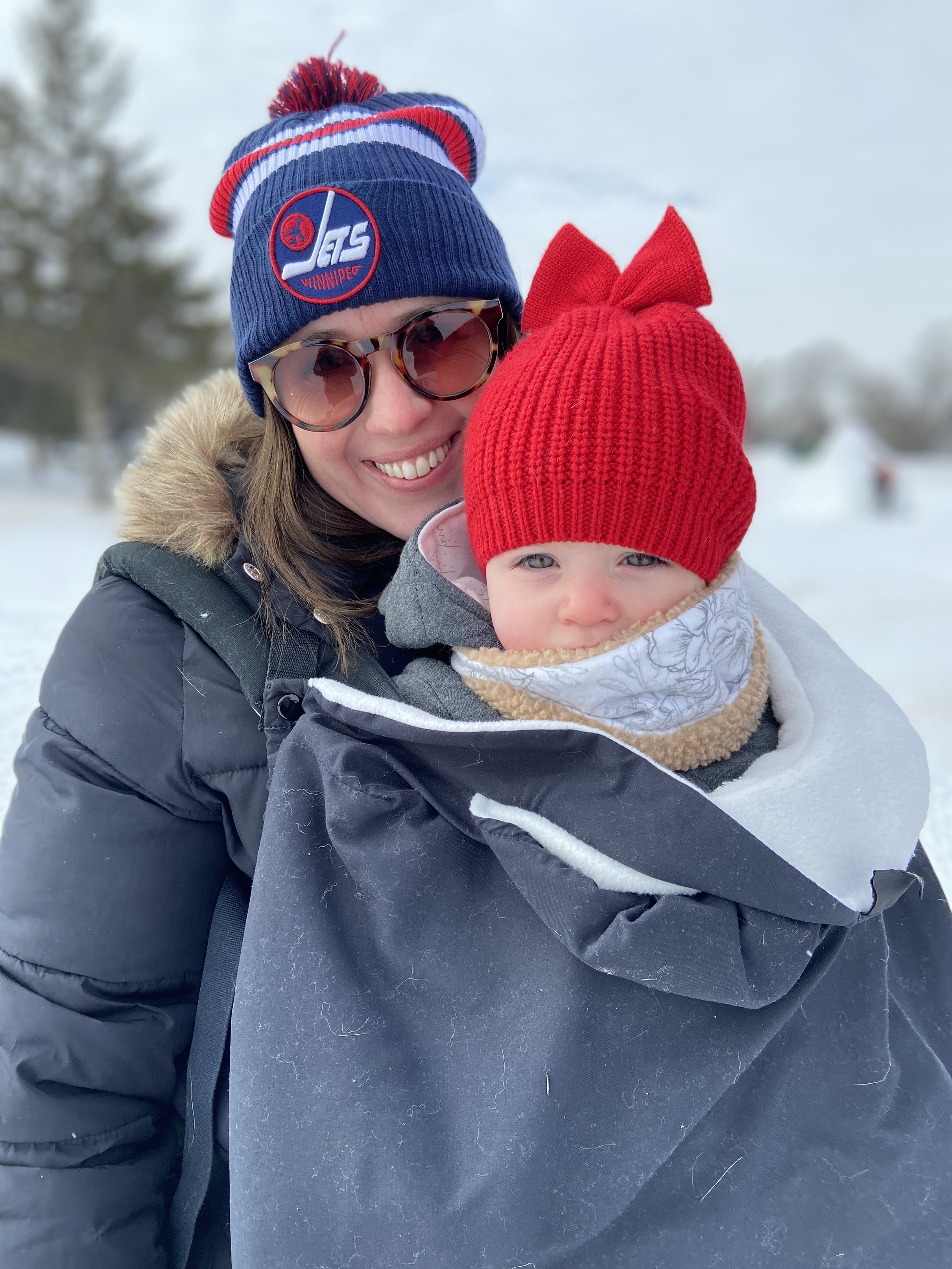 winter with baby